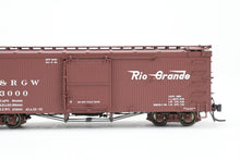 Load image into Gallery viewer, HOn3 Blackstone Models D&RGW - Denver & Rio Grande Western 30' Box Car Flying Grande Herald No. 3000