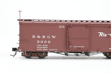 Load image into Gallery viewer, HOn3 Blackstone Models D&RGW - Denver & Rio Grande Western 30' Box Car Flying Grande Herald No. 3000