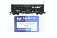 Load image into Gallery viewer, HOn3 Blackstone Models D&RGW - Denver & Rio Grande Western 5500 Series 30' Double Deck Stock Car Flying Grande Herald No. 5609