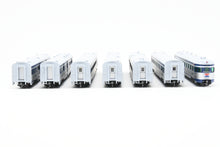 Load image into Gallery viewer, HO NEW Brass NBL - North Bank Line WAB - Wabash COKC - City of Kansas City 7-Car Set, Mid 1950's Factory Painted & Lighted