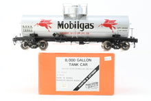 Load image into Gallery viewer, Gauge 1 - 1:32nd Scale Brass PSC - Precision Scale Co. Various Roads 8,000 Gallon Tank Car Factory Painted SVOX - Mobil Gas No. 78901