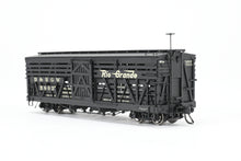 Load image into Gallery viewer, HOn3 Blackstone Models D&RGW - Denver & Rio Grande Western 5500 Series 30' Double Deck Stock Car Flying Grande Herald No. 5803