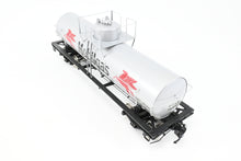 Load image into Gallery viewer, Gauge 1 - 1:32nd Scale Brass PSC - Precision Scale Co. Various Roads 8,000 Gallon Tank Car Factory Painted SVOX - Mobil Gas No. 78901