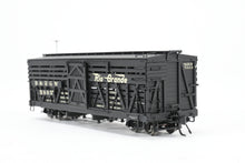 Load image into Gallery viewer, HOn3 Blackstone Models D&RGW - Denver & Rio Grande Western 5500 Series 30' Double Deck Stock Car Flying Grande Herald No. 5803