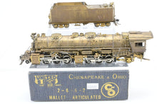 Load image into Gallery viewer, HO Brass PFM - United C&O - Chesapeake & Ohio H-6 2-6-6-2 Early 1960’s Run