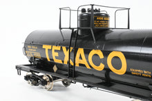 Load image into Gallery viewer, Gauge 1 - 1:32nd Scale Brass PSC - Precision Scale Co. Various Roads 8,000 Gallon Tank Car Factory Painted TXC - The Texas Company Texaco No. 4593