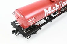 Load image into Gallery viewer, Gauge 1 - 1:32nd Scale Brass PSC - Precision Scale Co. Various Roads 8,000 Gallon Tank Car Factory Painted WSRX - Mobil Gas No. 238