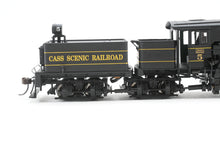 Load image into Gallery viewer, HO Bachmann Spectrum Cass Scenic Railroad 80-Ton 3-Truck Shay Steel Cab Factory Decorated No. 5