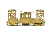 Load image into Gallery viewer, HO Brass Suydam PE - Pacific Electric Interurban Wood Wire Greaser-Tower Car NO BOX AS-IS