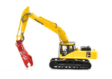 Load image into Gallery viewer, HO Brass CON CMC - Classic Mint Collectibles Komatsu PC400LC-7 w/ LaBounty MSD 2000R Shear, Cab Guard, Additional Hydraulic Lines FP