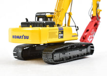 Load image into Gallery viewer, HO Brass CON CMC - Classic Mint Collectibles Komatsu PC400LC-7 w/ LaBounty MSD 2000R Shear, Cab Guard, Additional Hydraulic Lines FP