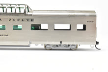 Load image into Gallery viewer, HO Brass Oriental Limited CB&Q/D&RGW/WP California Zephyr Dome Coach "Silver Lariat"