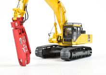 Load image into Gallery viewer, HO Brass CON CMC - Classic Mint Collectibles Komatsu PC400LC-7 w/ LaBounty MSD 2000R Shear, Cab Guard, Additional Hydraulic Lines FP