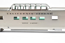 Load image into Gallery viewer, HO Brass Oriental Limited CB&Q/D&RGW/WP California Zephyr Dome Coach "Silver Lariat"