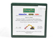 Load image into Gallery viewer, HO Brass CON CMC - Classic Mint Collectibles Komatsu PC400LC-7 w/ LaBounty MSD 2000R Shear, Cab Guard, Additional Hydraulic Lines FP