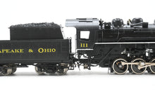 Load image into Gallery viewer, HO Brass Lambert C&O - Chesapeake & Ohio C-15a 0-8-0 Platinum Series Pro-Painted No. 111