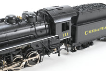 Load image into Gallery viewer, HO Brass Lambert C&O - Chesapeake & Ohio C-15a 0-8-0 Platinum Series Pro-Painted No. 111