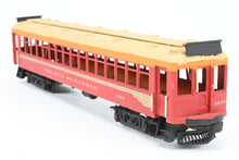 Load image into Gallery viewer, HO Brass CON Suydam PE - Pacific Electric Long Beach Twelves Sled Interurban Coach Trailer Custom Painted No. 1246