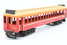 Load image into Gallery viewer, HO Brass CON Suydam PE - Pacific Electric Long Beach Twelves Sled Interurban Coach Trailer Custom Painted No. 1246