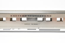 Load image into Gallery viewer, HO Brass Oriental Limited CB&Q/DRGW/WP California Zephyr 10-6 Budd Sleeper "Silver Summit"