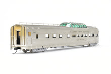Load image into Gallery viewer, HO Brass Oriental Limited CB&Q/DRGW/WP California Zephyr Dome Sleeper Observation "Silver Crescent"