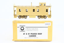 Load image into Gallery viewer, HO Brass Oriental Limited ATSF - Santa Fe Peaked Roof Caboose As Built