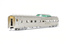 Load image into Gallery viewer, HO Brass Oriental Limited CB&Q/DRGW/WP California Zephyr Dome Sleeper Observation "Silver Crescent"