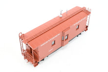 Load image into Gallery viewer, HO Brass W&R Enterprises NP - Northern Pacific 36' Bay Window Caboose "AB" Brakes Version 3 Factory Painted Mineral Red No. 1591