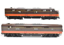 Load image into Gallery viewer, HO Brass Oriental Limited IC - Illinois Central E7A/B Set w/ Large Number Boards C/P as "Panama Limited"