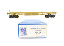 Load image into Gallery viewer, HO Brass Lambert Various Roads "Truck Car" Flat Car