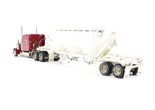 Load image into Gallery viewer, HO Brass CON CMC - Classic Mint Collectibles Peterbilt 379 3-Axle Tractor w/ Sleeper and Heil 1040 Dry Bulk Trailer White FP