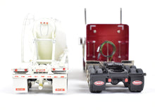Load image into Gallery viewer, HO Brass CON CMC - Classic Mint Collectibles Peterbilt 379 3-Axle Tractor w/ Sleeper and Heil 1040 Dry Bulk Trailer White FP