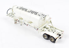 Load image into Gallery viewer, HO Brass CON CMC - Classic Mint Collectibles Peterbilt 379 3-Axle Tractor w/ Sleeper and Heil 1040 Dry Bulk Trailer White FP