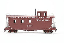 Load image into Gallery viewer, HOn3 Brass PSC - Precision Scale Co. D&RGW - Denver & Rio Grande Western Peaked Roof Caboose CP No. 0584