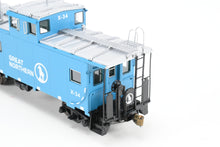 Load image into Gallery viewer, HO Brass OMI - Overland Models, Inc. GN - Great Northern International Standard Cupola Caboose FP Big Sky Blue No. x34