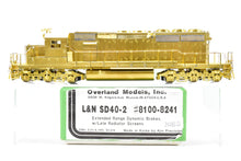 Load image into Gallery viewer, HO Brass OMI - Overland Models Inc. L&N - Louisville & Nashville EMD SD40-2 #8100-8241, W/Extended Range Dynamic Brakes, W/Late Radiator Screens