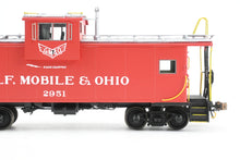 Load image into Gallery viewer, HO Brass OMI - Overland Models, Inc. GM&O - Gulf, Mobile & Ohio International Wide-Vision Caboose FP No. 2951
