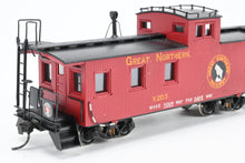 Load image into Gallery viewer, HO Brass OMI - Overland Models, Inc. GN - Great Northern 30' Wood Sided Caboose Custom Painted No. X203