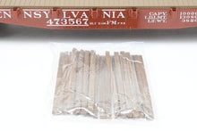 Load image into Gallery viewer, Gauge 1 - 1:32nd Scale Brass Eastern Railways PRR - Pennsylvania Railroad FM Flat Car Factory Painted Road Number 473567 No. 49 of 50