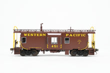 Load image into Gallery viewer, HO Brass OMI - Overland Models, Inc. WP - Western Pacific Steel Bay Window Caboose w/ Roof Walk Factory Painted No. 451