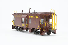 Load image into Gallery viewer, HO Brass OMI - Overland Models, Inc. WP - Western Pacific Steel Bay Window Caboose w/ Roof Walk Factory Painted No. 451