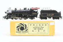 Load image into Gallery viewer, HO Brass Sunset Models SLSF - Frisco #1015-1039 Class 4-6-2 Unstreamlined Version CP No. 1017