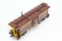 Load image into Gallery viewer, HO Brass OMI - Overland Models, Inc. WP - Western Pacific Steel Bay Window Caboose w/ Roof Walk Factory Painted No. 451