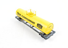 Load image into Gallery viewer, HO Brass PSC - Precision Scale Co. Various Roads 12,000 Gallon Tank Car Factory Painted Yellow Union Carbide
