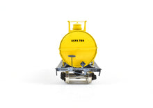 Load image into Gallery viewer, HO Brass PSC - Precision Scale Co. Various Roads 12,000 Gallon Tank Car Factory Painted Yellow Union Carbide