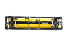 Load image into Gallery viewer, HO Brass PSC - Precision Scale Co. Various Roads 12,000 Gallon Tank Car Factory Painted Yellow Union Carbide