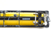 Load image into Gallery viewer, HO Brass PSC - Precision Scale Co. Various Roads 12,000 Gallon Tank Car Factory Painted Yellow Union Carbide