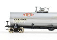 Load image into Gallery viewer, HO Brass PSC - Precision Scale Co. 11,141 Gallon Tank Car Painted Silver Dupont GATX 60644