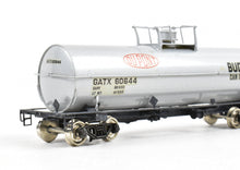 Load image into Gallery viewer, HO Brass PSC - Precision Scale Co. 11,141 Gallon Tank Car Painted Silver Dupont GATX 60644