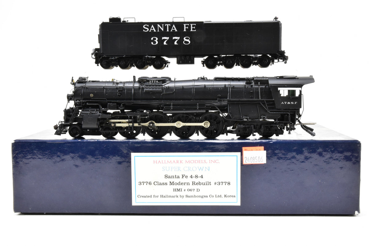 HO Brass Hallmark Models ATSF Santa Fe 3776 Class Modernized